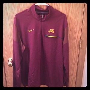 Nike Minnesota Gopher 1/4 Zip Pullover Size XL